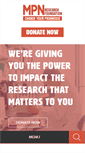 Mobile Screenshot of mpnresearchfoundation.org